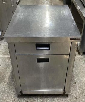 Ερμάριο Ανοξείδωτο Με 1 Συρτάρι & Αμπάρι 59x70x86Cm Μεταχειρισμένο